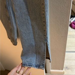 ABERCROMBIE THE 90s STRAIGHT ULTRA HIGH RISE  Jean - size 28/6 LONG - curve love